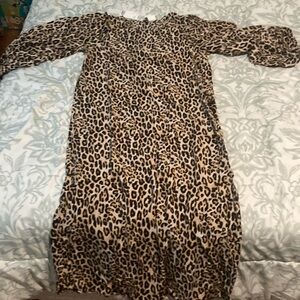 H&M long dress with slit on the back